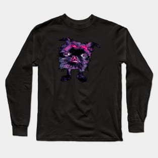 Friendly Halloween Hairball Monster Long Sleeve T-Shirt